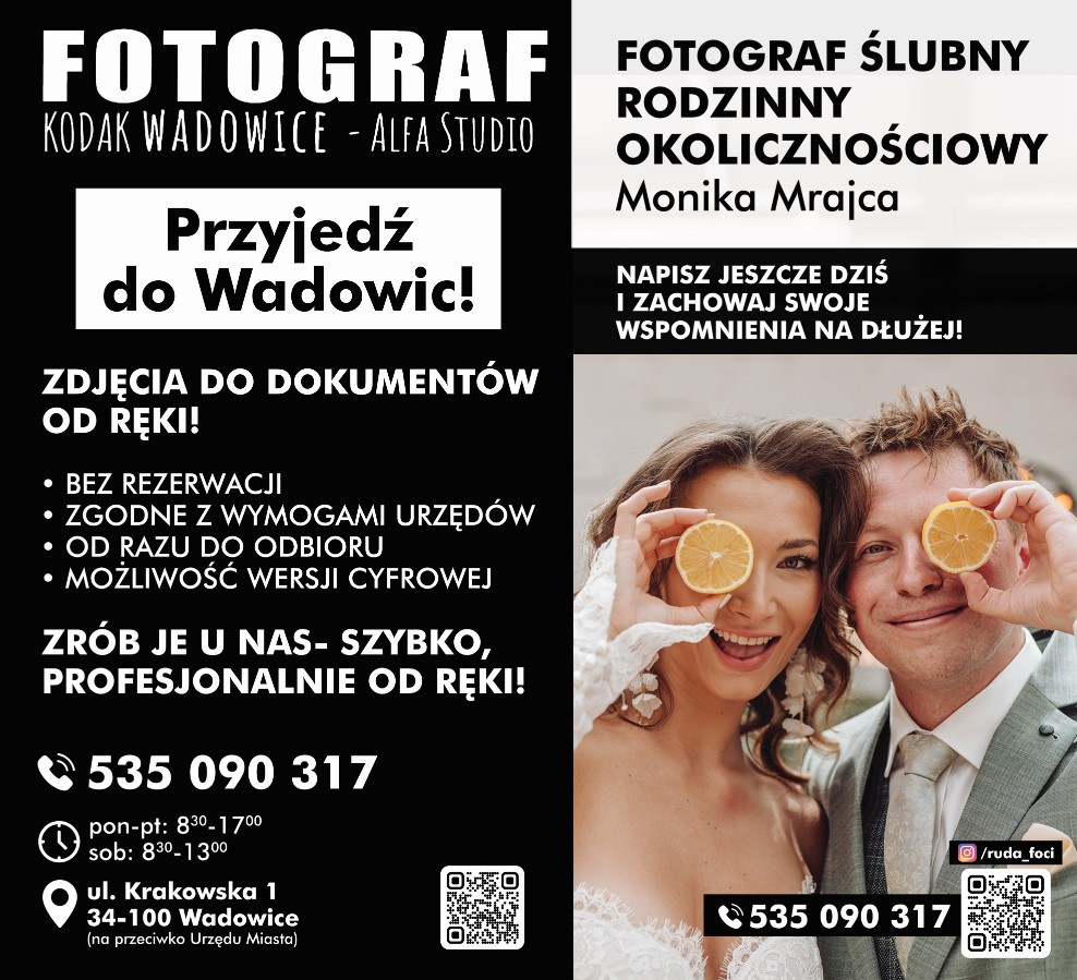 zdjęcia do dokumentów ANDRYCHÓW